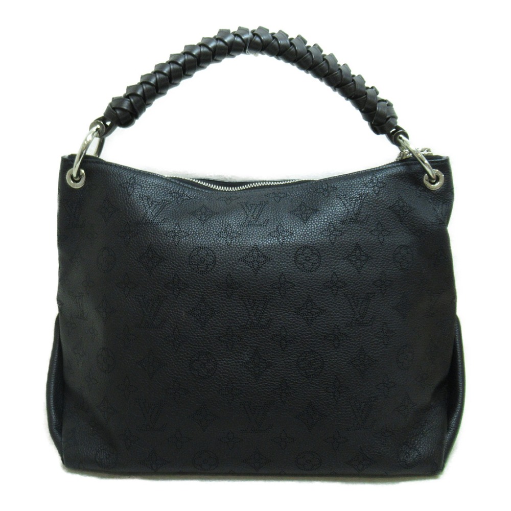 Louis Vuitton Beaubourg Mahina Leather MM Black